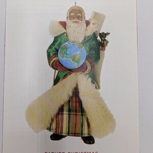 Hallmark Keepsake Ornament 2019 African American Father Christmas New in Box